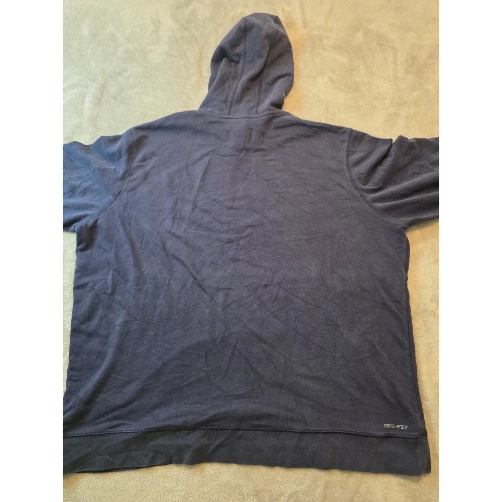 Jordan UNC Tar Heels Sweatshirt Mens XXL Navy Dri-FIT Pullover Jumpman